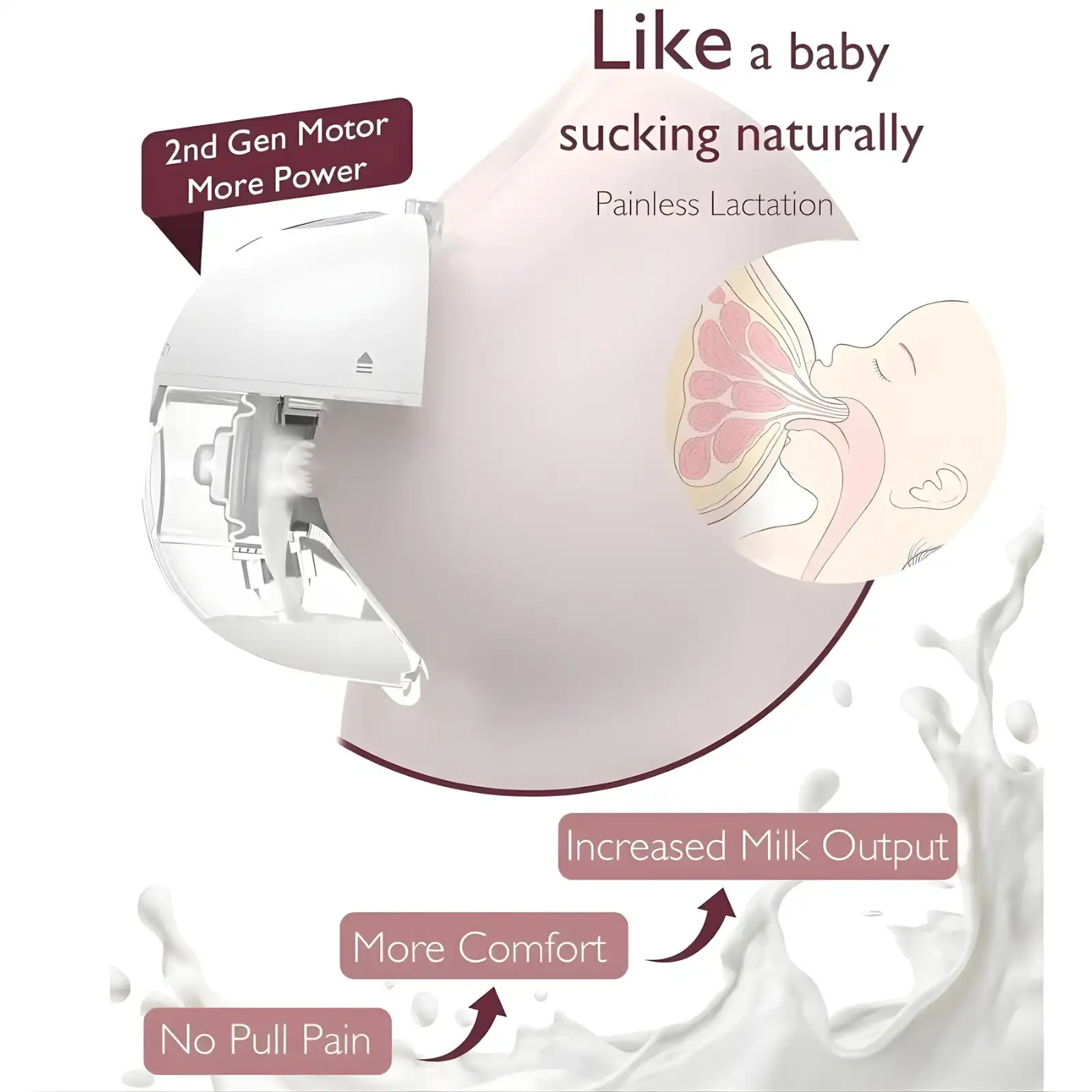hands free breast pump milk collector