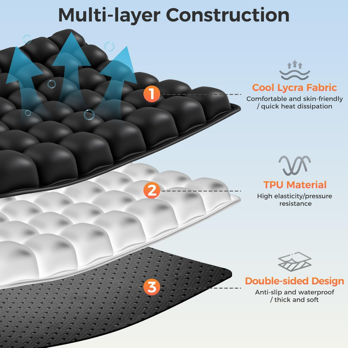 seat cushion for office chair travel friendly