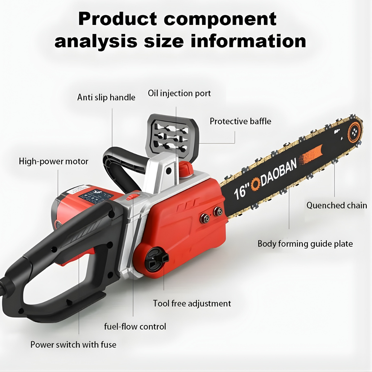 electric chain saw household wood felling