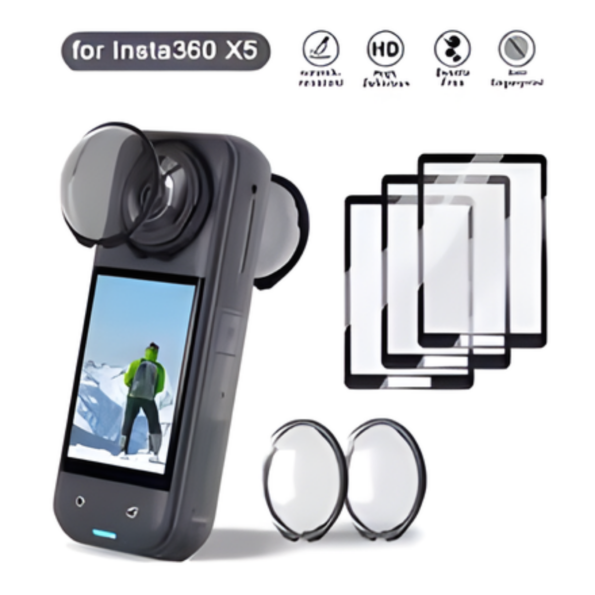 insta360 x4 lens guard pc cap