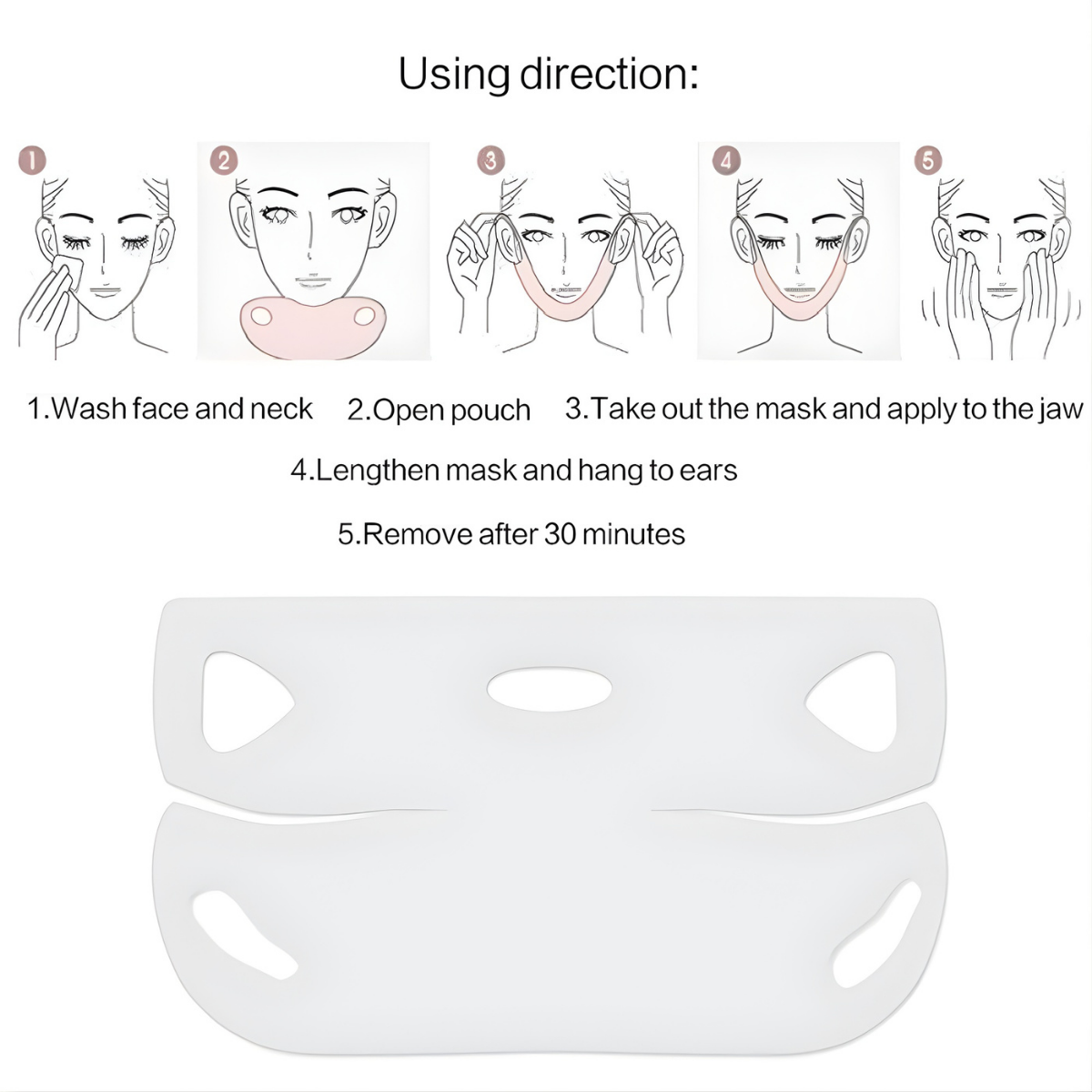 miracle v-shaped slimming mask chin lift