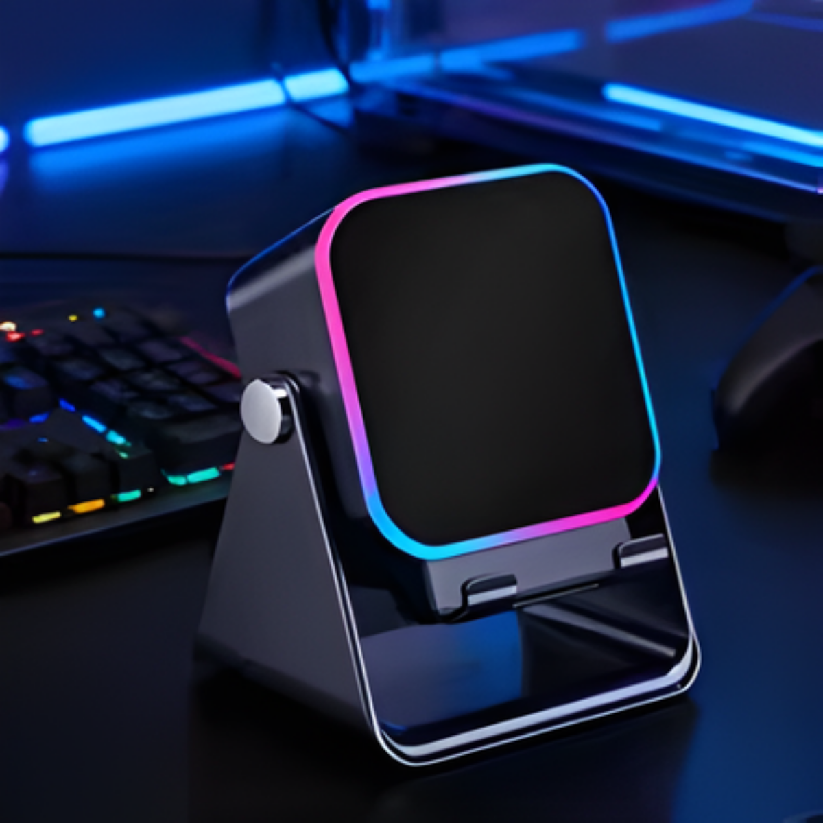 phone stand with speaker foldable design