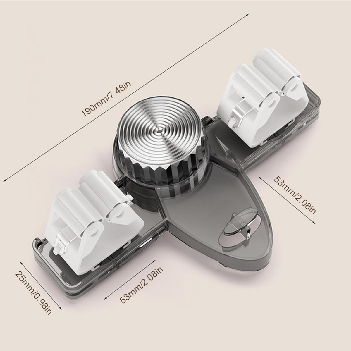 Anti-Slip Broom Clip Holder