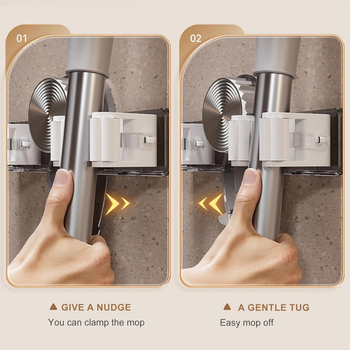 wall mounted broom holder bathroom organizer