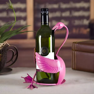 flamingo wine holder modern artistic sculpture