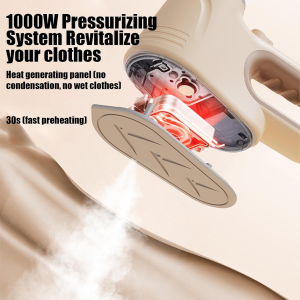 handheld clothes steamer compact design