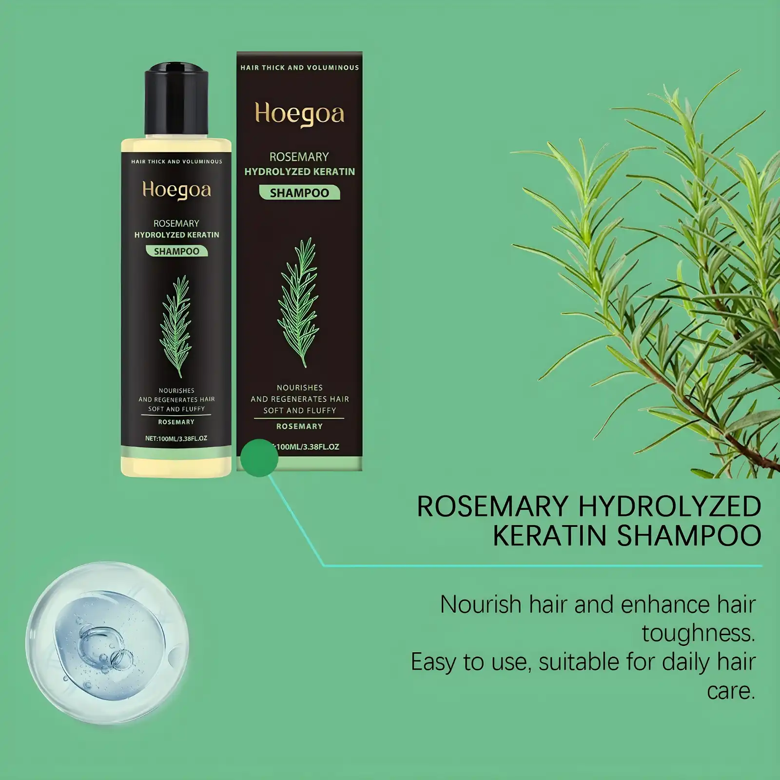 shampoo with rosemary boxed packaging