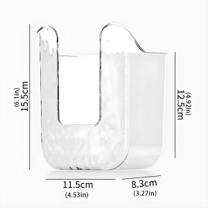 wet wipes dispenser wall mounted transparent