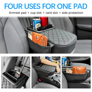 car armrest cushion cup holder
