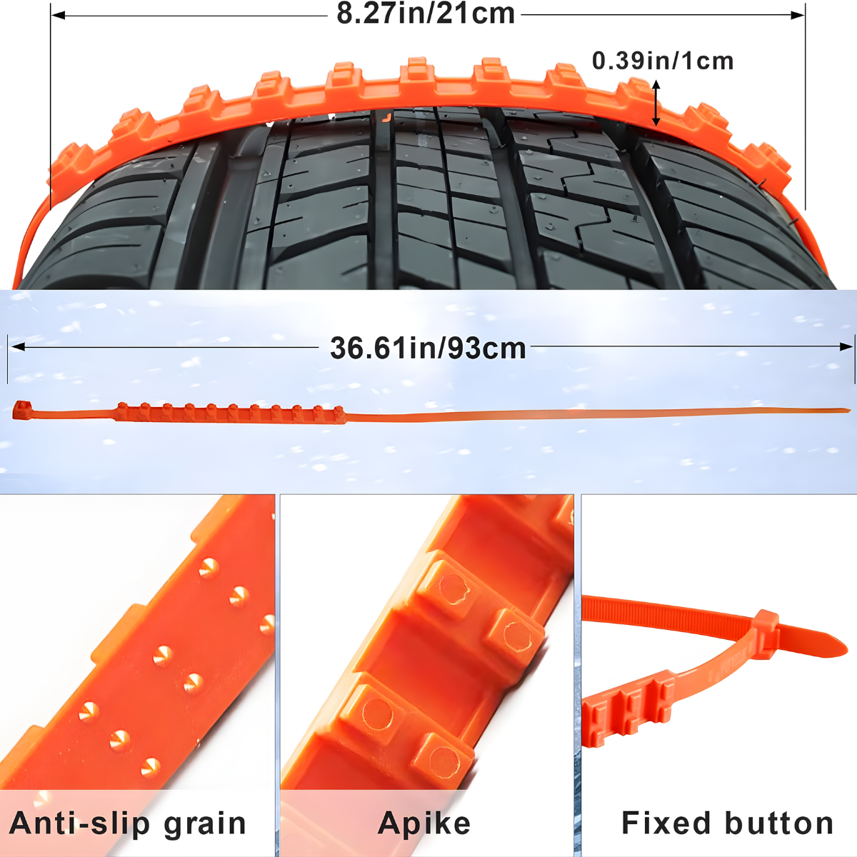 car tire chains grip traction