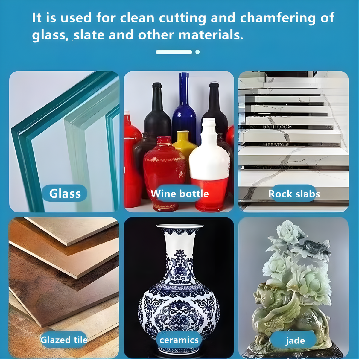 75mm glass cutting disc for DIY and professional use