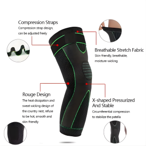 knee support sleeve compression fit