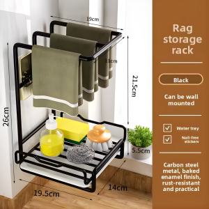 kitchen sponge holder drainage tray