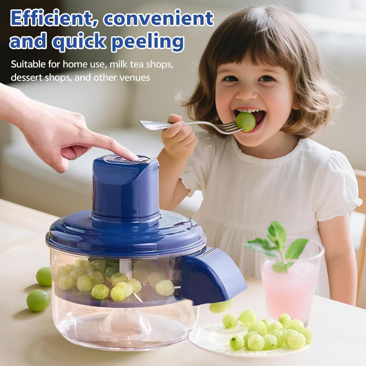 : Grape Peeler Machine cleaned parts