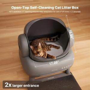 App-controlled automatic cat litter box