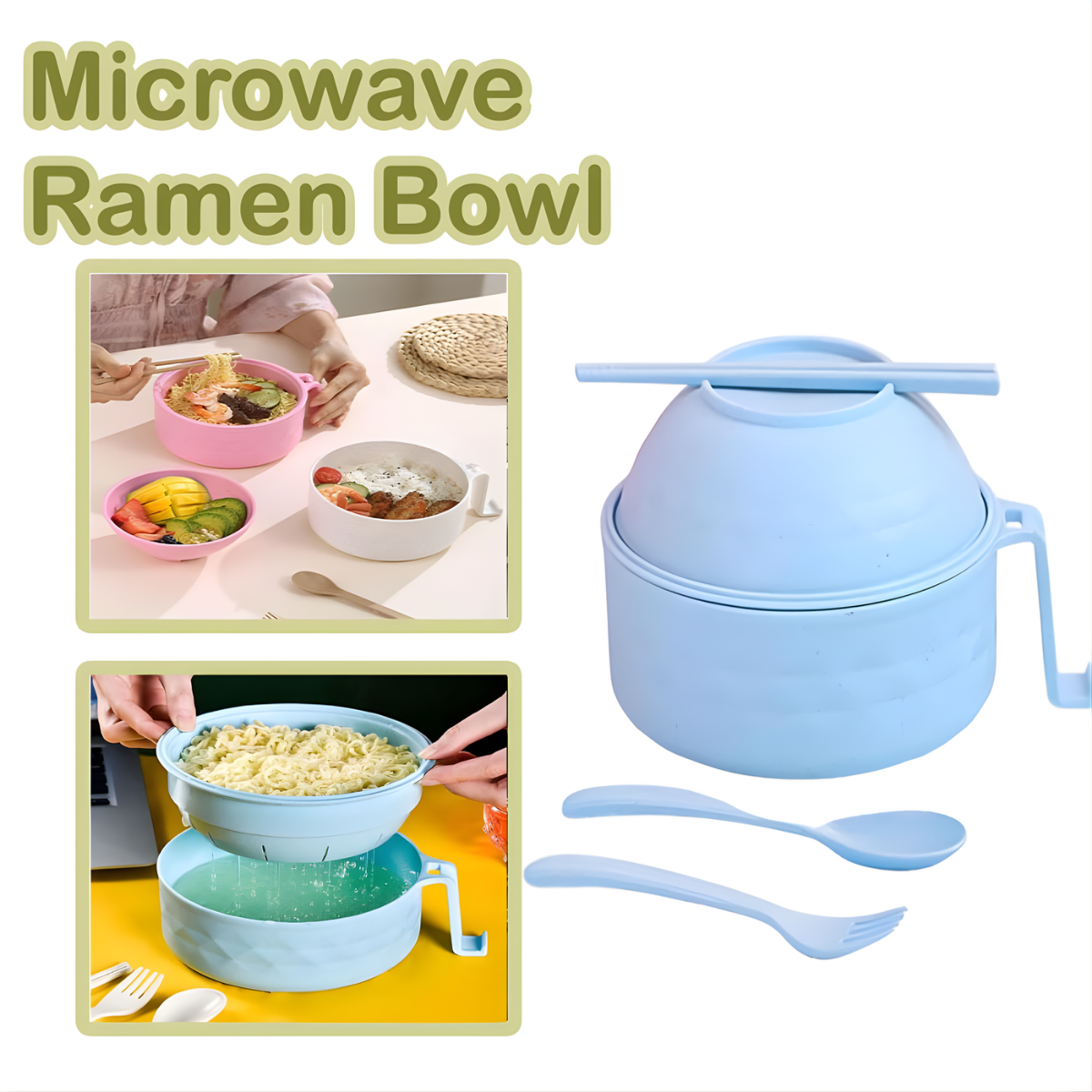 microwave ramen bowl wheat straw material