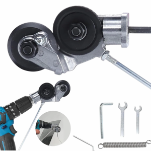 Electric Drill Plate Cutter cutting metal sheet