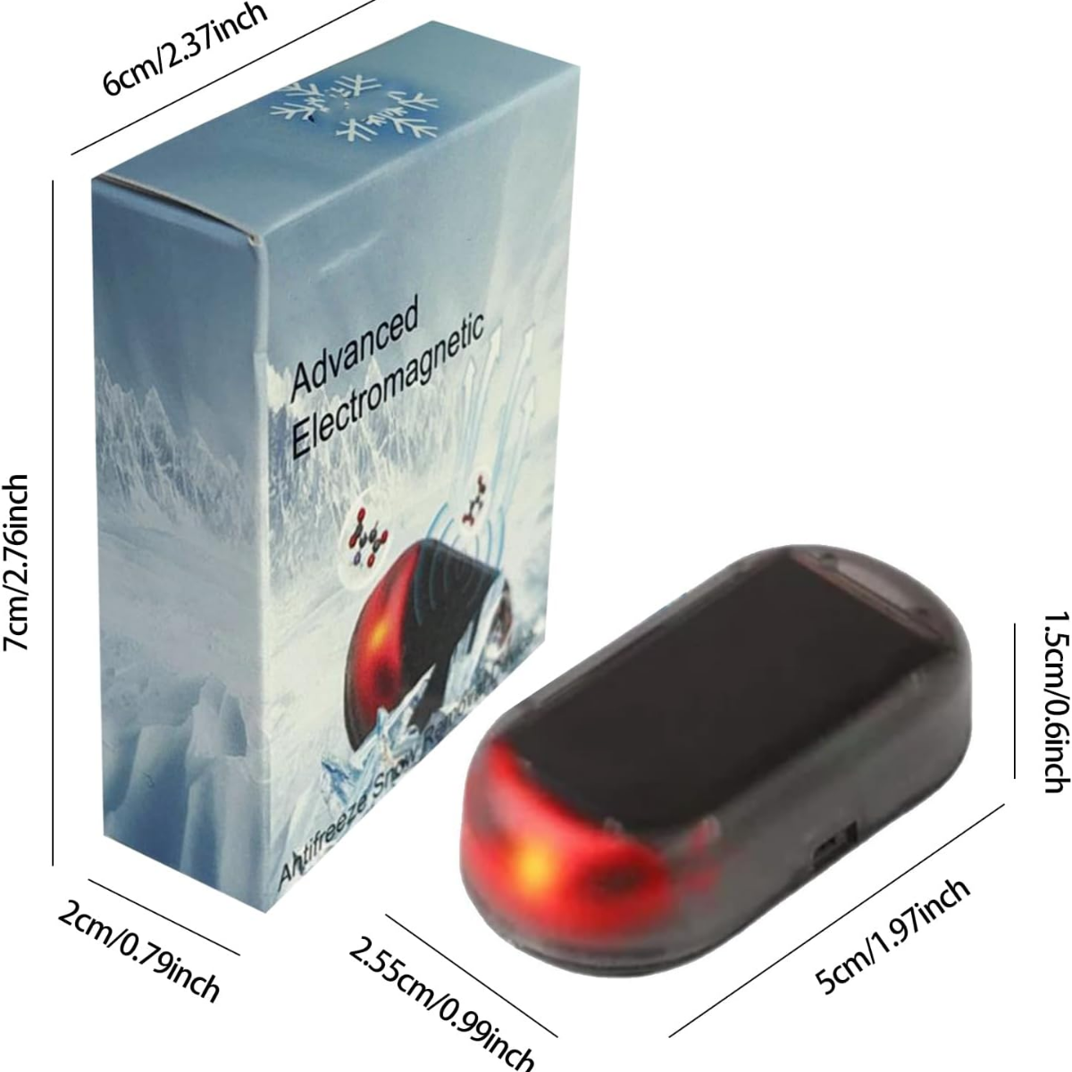 electromagnetic anti freezing device winter windshield