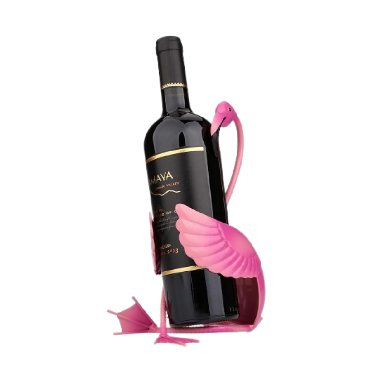 flamingo wine holder elegant metal rack