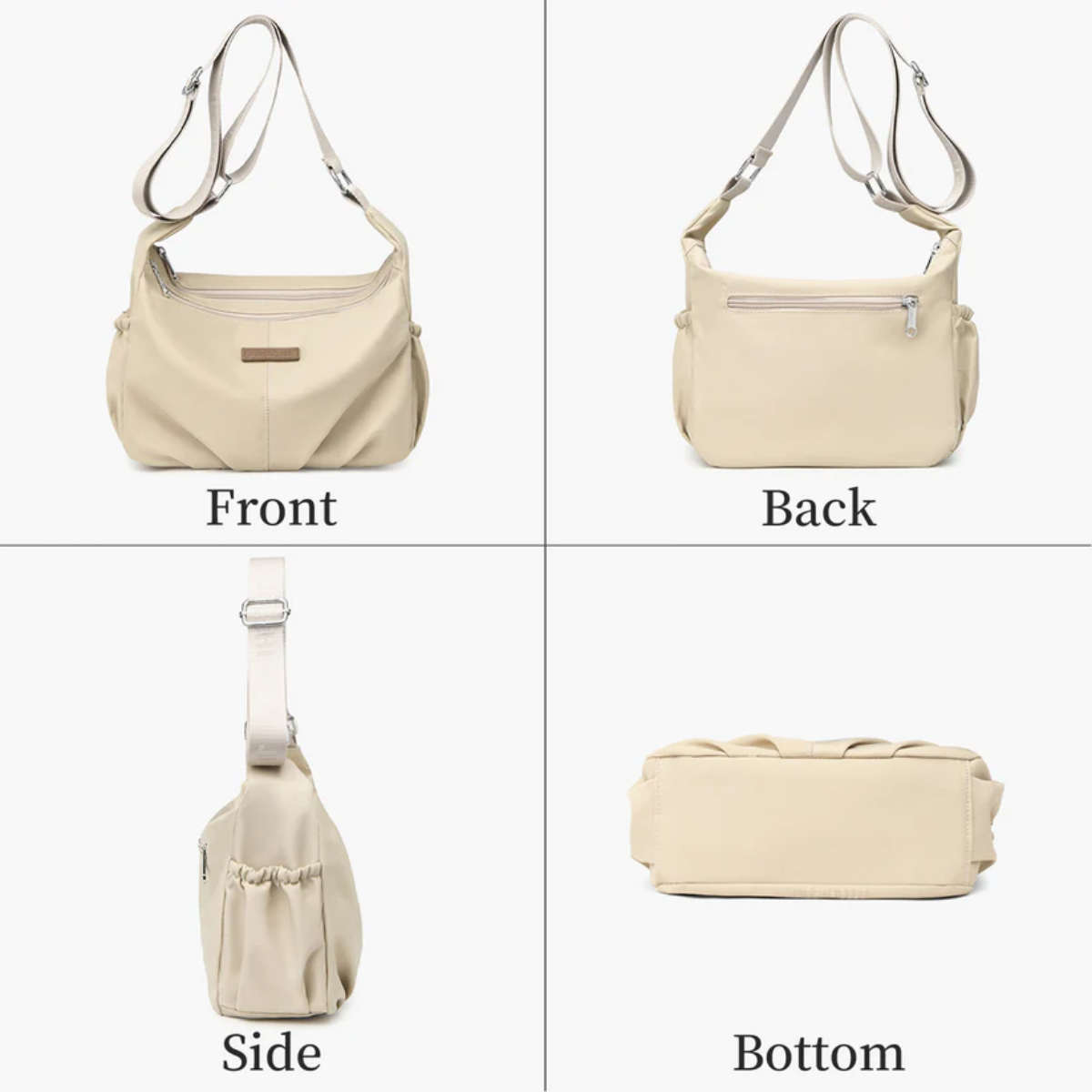 nylon tote bag crossbody shoulder strap adjustable