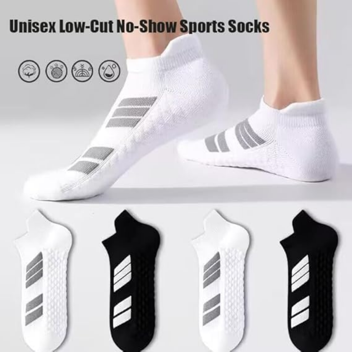 Low Cut Socks breathable fabric
