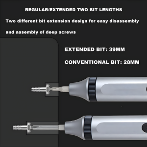electric screw driver with magnetic bits