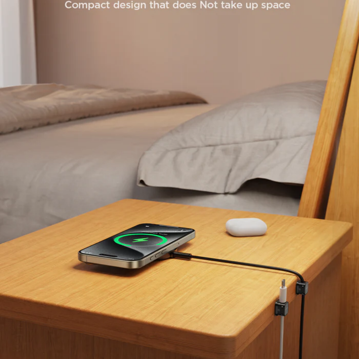 Magnetic Cable Clip bedside cable organizer