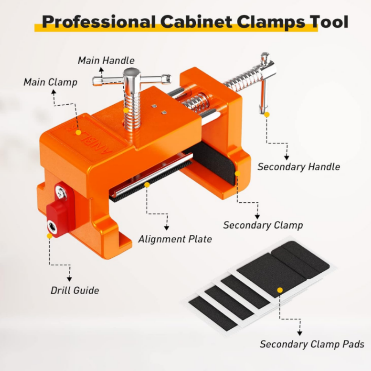 woodworking clamp cabinet installation
