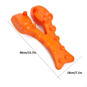 Trigger point massager for spinal alignment