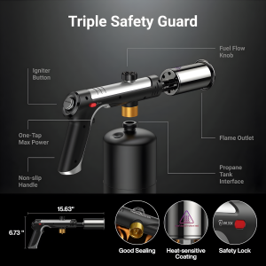 propane torch gun kitchen use