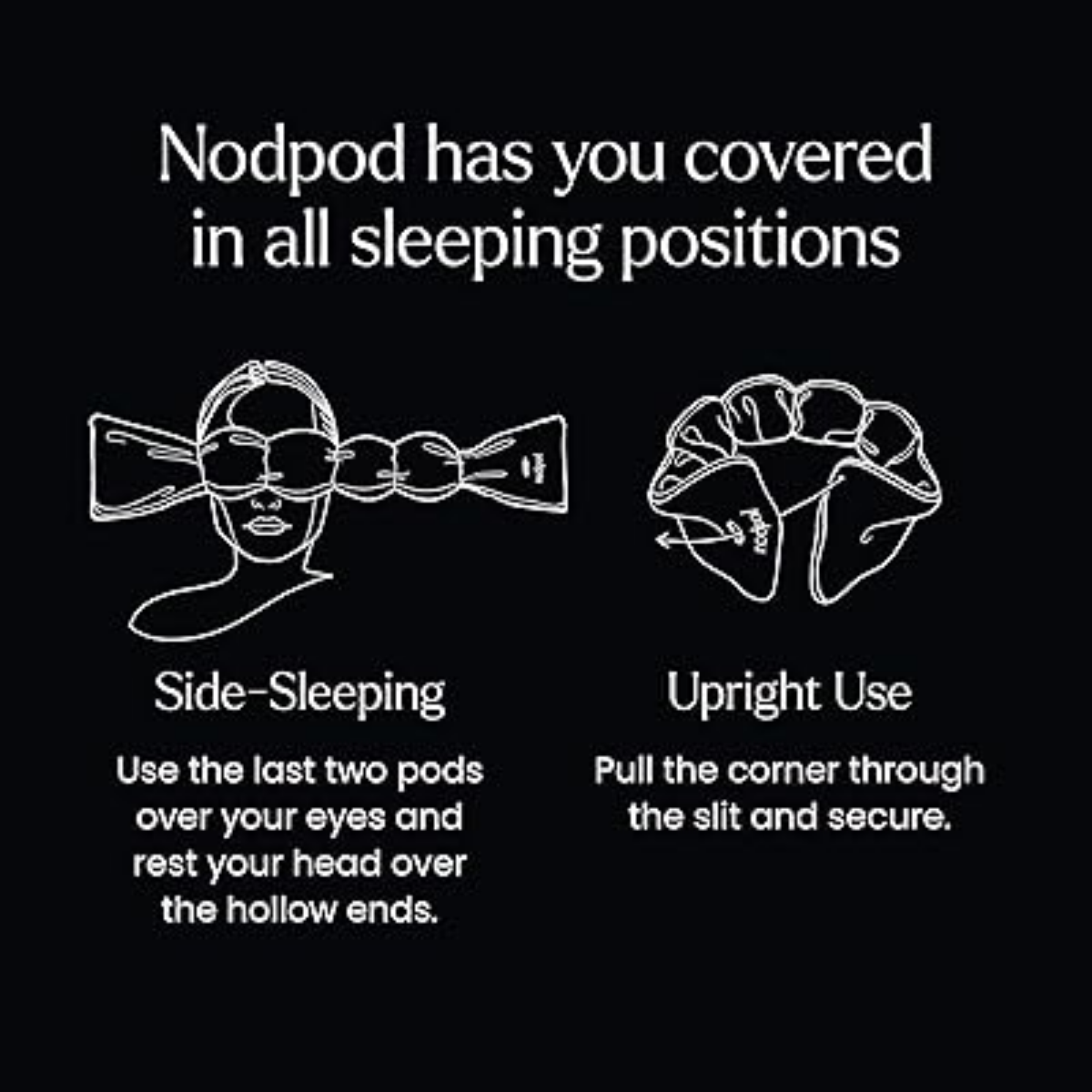 adjustable weighted eye mask strap