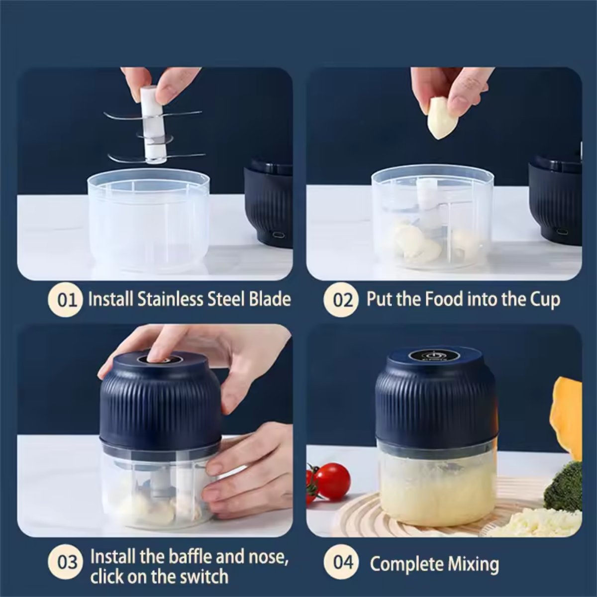 electric vegetable chopper usb