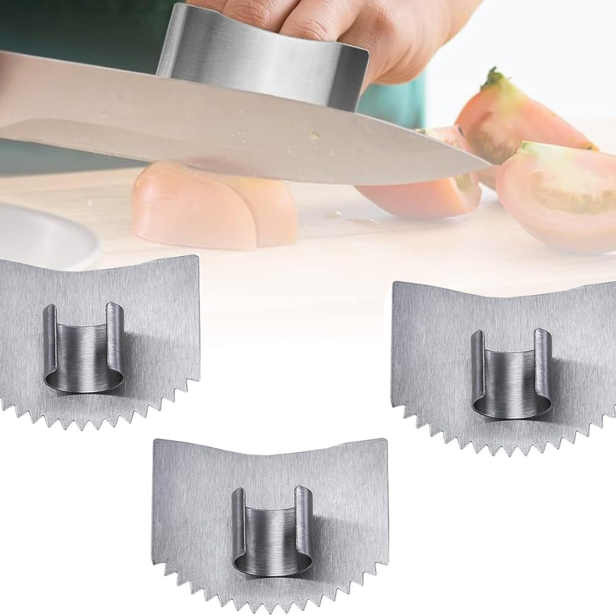 stainless steel finger guard ergonomic design