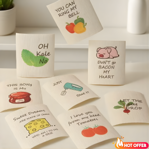 Swedish dish rag drying dishes