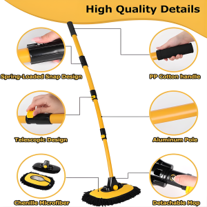 car wash brush with long handle roof cleaning