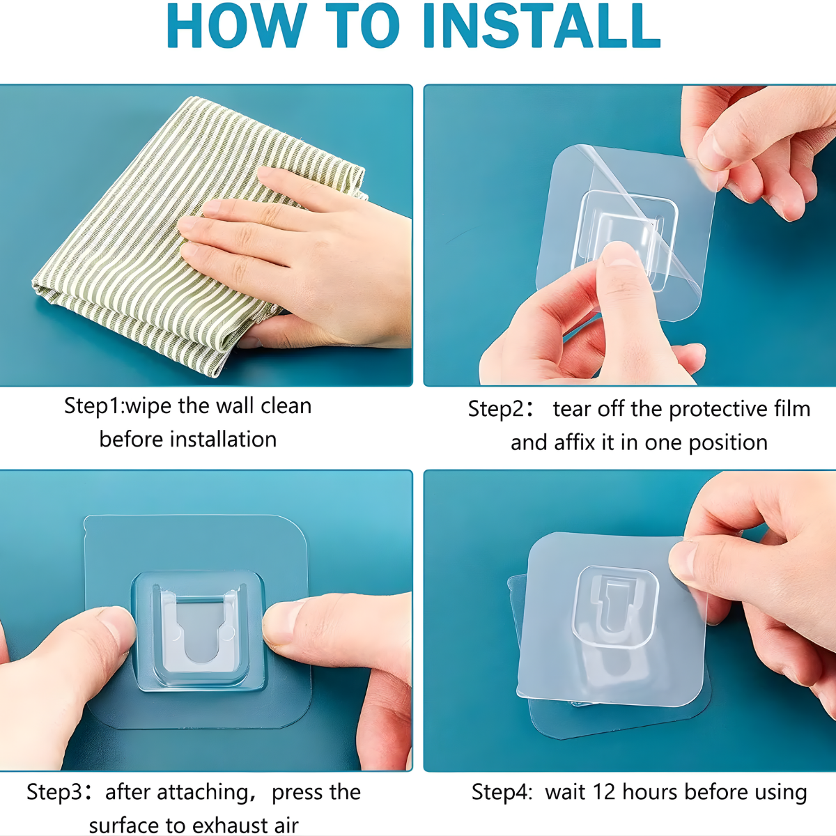 double sided hooks waterproof