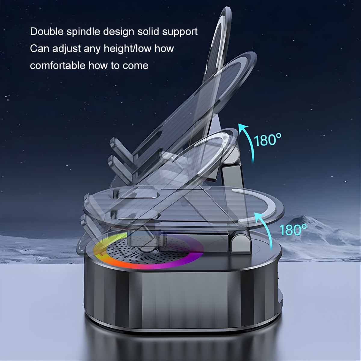 wireless induction speaker adjustable angle