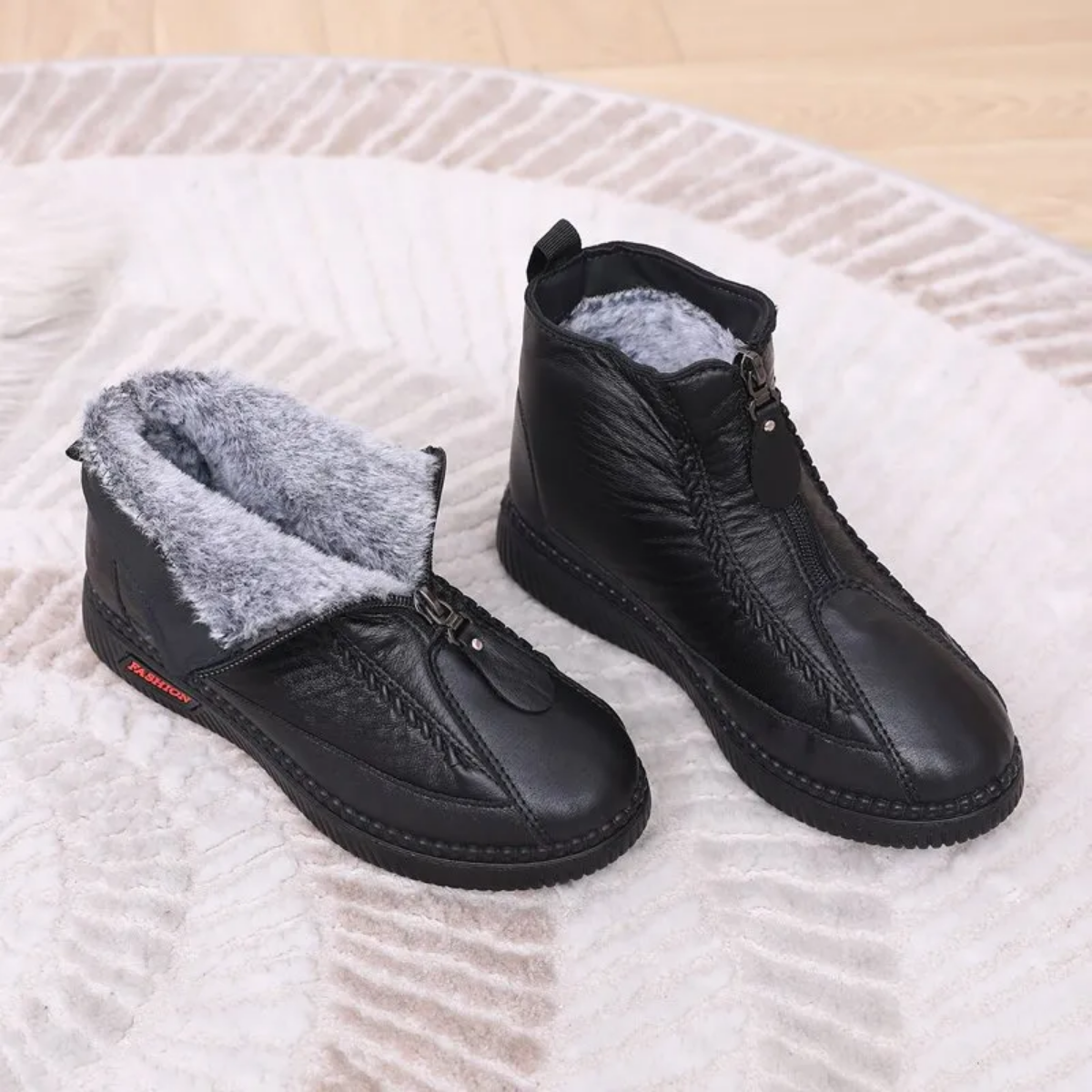 women winter boots plush lining