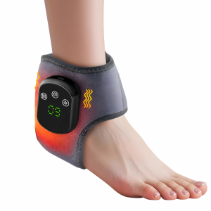 Ankle Foot Massager with Adjustable Heat and Vibration for Pain Relief