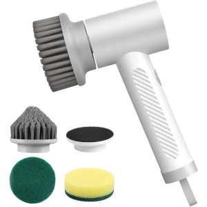 electric brush for cleaning on bathroom tiles
