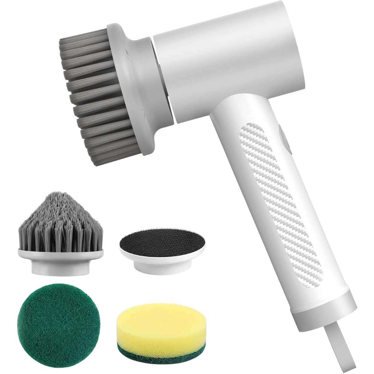 electric brush for cleaning on bathroom tiles