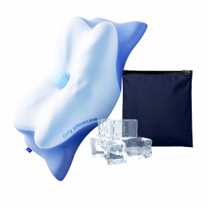 Ergonomic cervical pillow for neck and shoulder pain relief