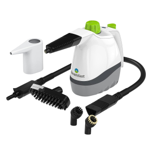 handheld steamer cleaning dirt and grease