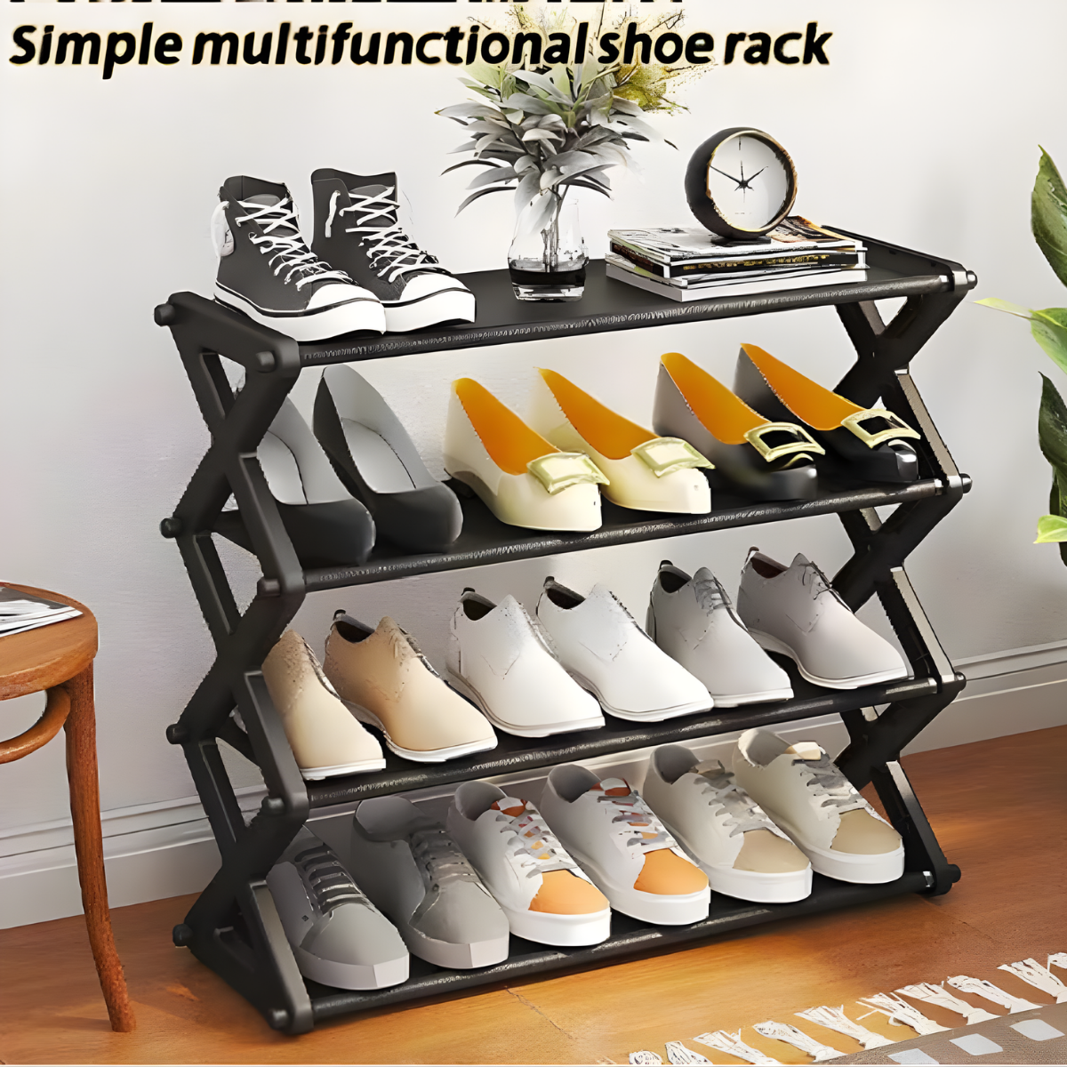 shoe storage rack small space