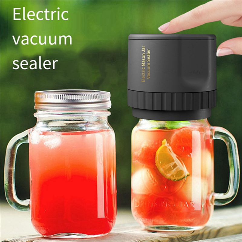 mason jar vacuum sealer cordless kit