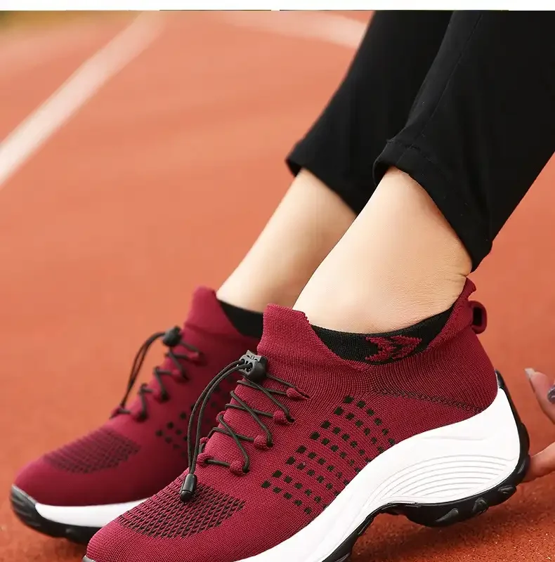 comfortable nursing shoes elastic slip on design