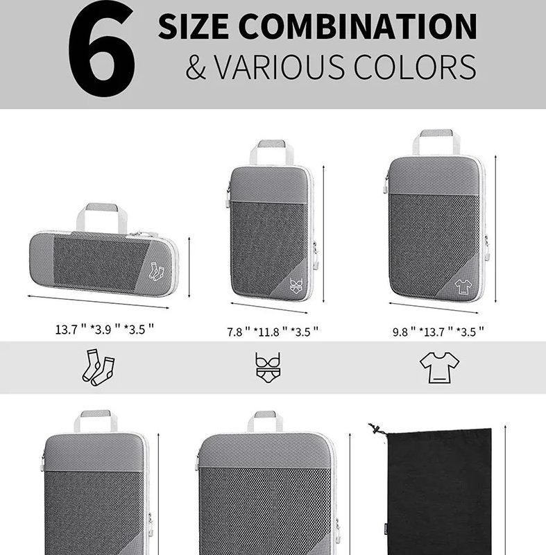 organizing bags for travel waterproof pvc compression bags