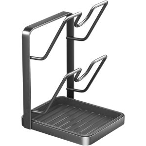 kitchen lid holder countertop rack