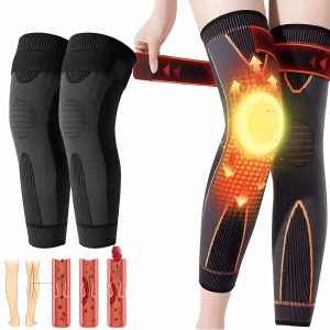 knee support sleeve worn on knee