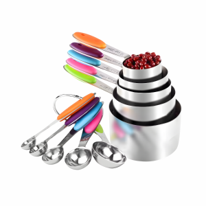measuring cups and spoons set stainless steel